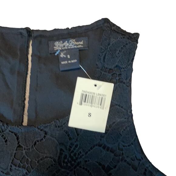 Brand New Lucky Brand Black Sleeveless Lace Dress Size Small - Picture 3 of 5